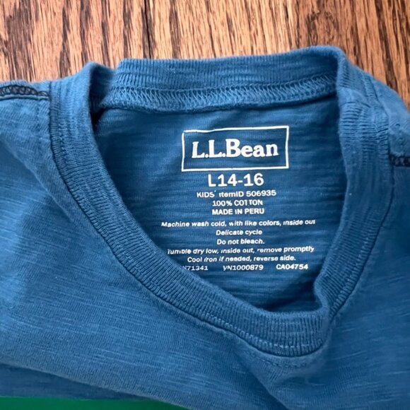 Kid's L.L. Bean graphic t-shirt size 14-16 - Picture 2 of 3